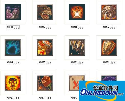 Dota character skill item icon collection