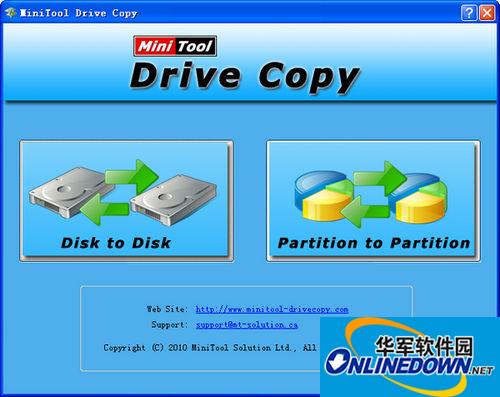 MiniTool Drive Copy hard drive copy tool