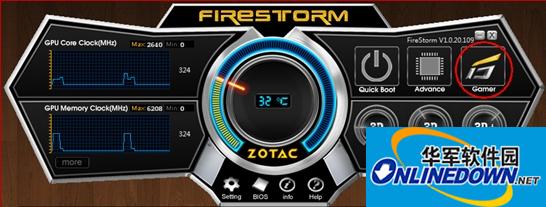 Zotac overclocking software (FireStorm)