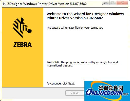 Zebra 110Xi4 printer driver screenshot