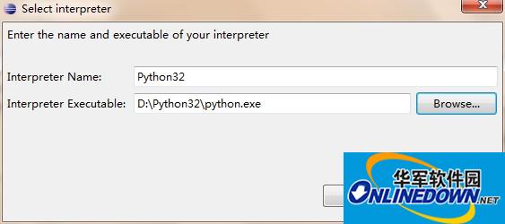 Screenshot of python plug-in in eclipse