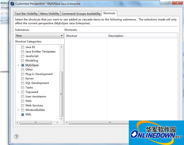 myeclipse 2014 customize persperctive invalid bug fix tool