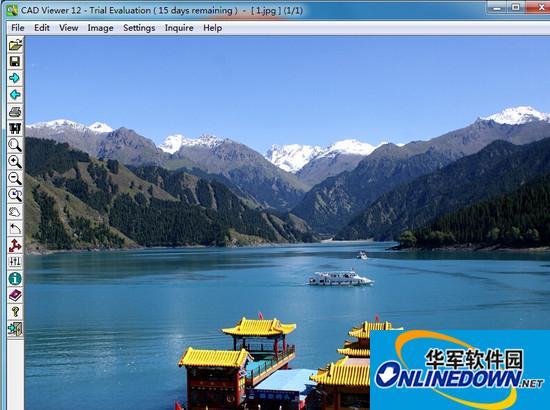Screenshot of Total Commander's CAD viewing plug-in CADView