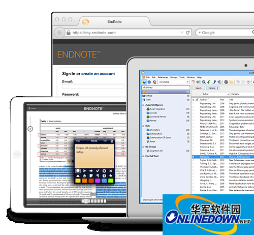 EndNote X8 screenshot