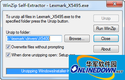 Lexmark X5495 printer driver