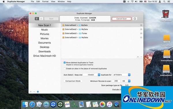 Screenshot of Duplicate Manager Pro Mac version