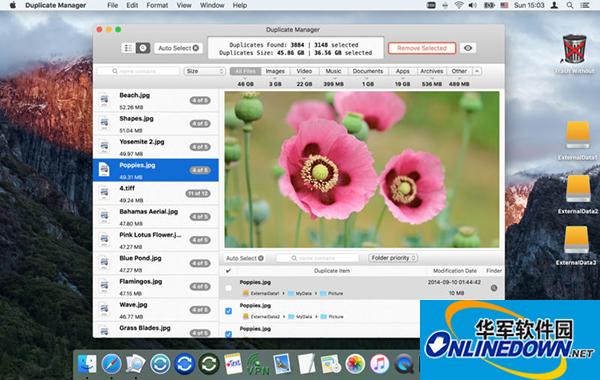 Screenshot of Duplicate Manager Pro Mac version