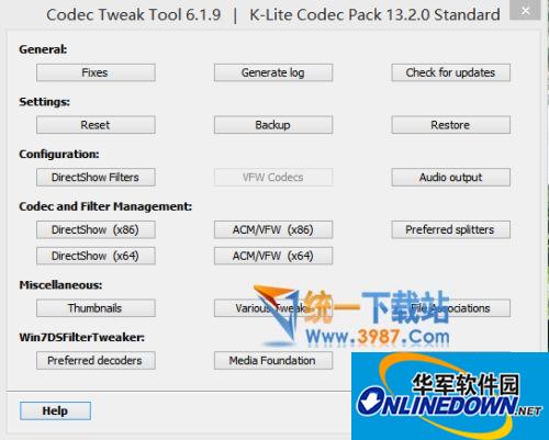 K-Lite Codec Pack Standard