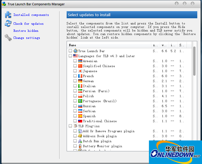 Screenshot of mac theme beautification tool Mountain Lion Skin Pack
