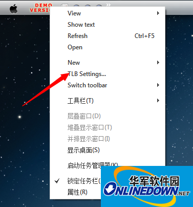 Screenshot of mac theme beautification tool Mountain Lion Skin Pack