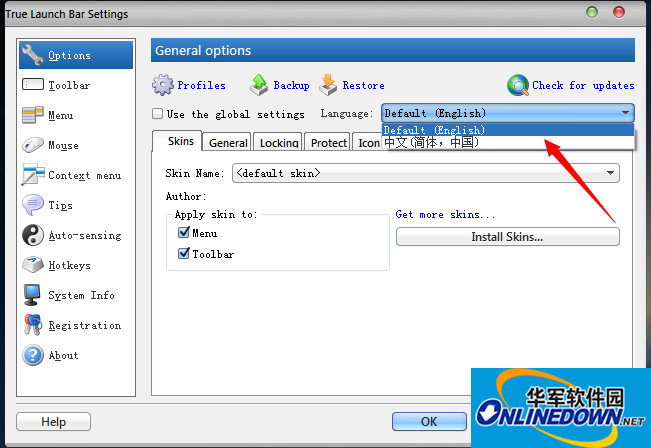 Screenshot of mac theme beautification tool Mountain Lion Skin Pack