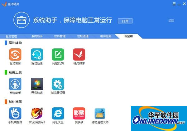 Screenshot of driver wizard network card version
