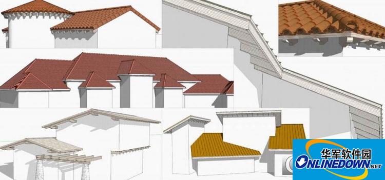 Roof design plug-in Atiles For 3DsMax