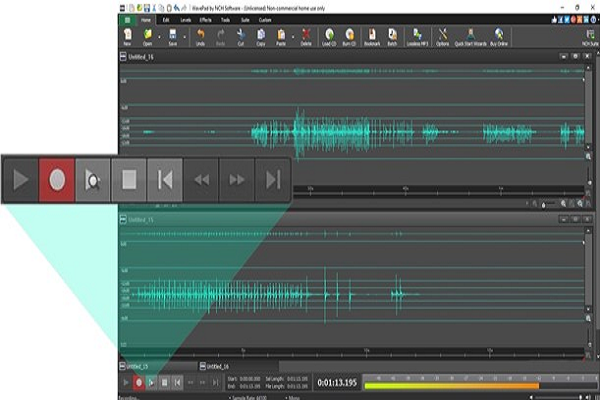 NCH WavePad audio editing