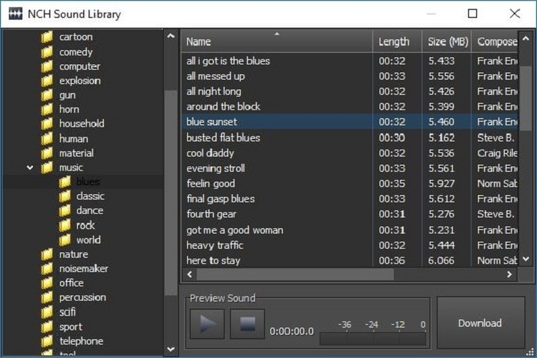 NCH WavePad audio editing