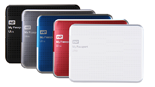 Western Digital portable hard drive collection