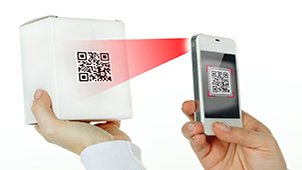 Scan QR code with mobile phone