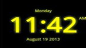 Digital clock topic