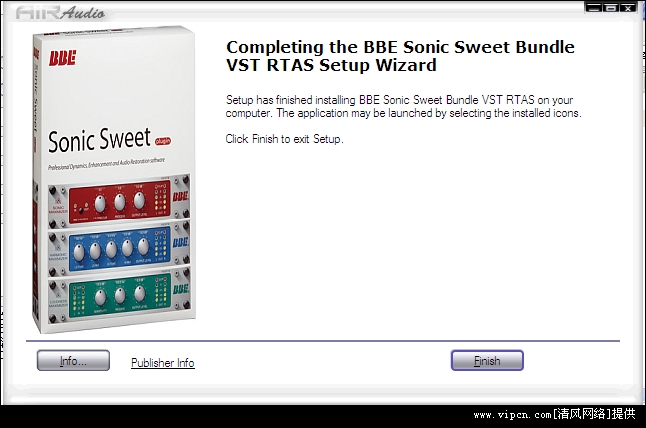 Screenshot of bbe effect plug-in