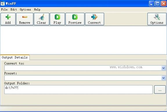 winff video transcoding