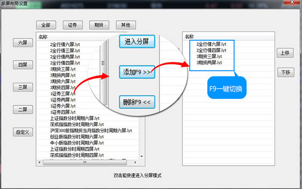 Screenshot of the trader multi -screen full version