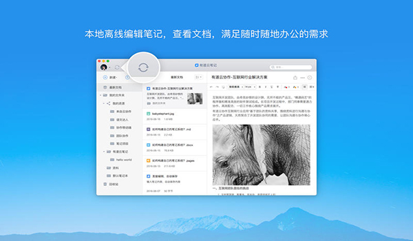 Youdao Cloud Note Screenshot