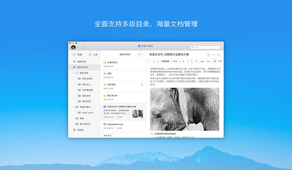 Youdao Cloud Note Screenshot