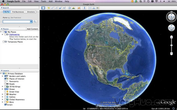 Google EarthGoogle Earth for Mac