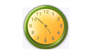 Desktop clock software area