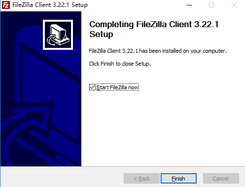 FileZilla Server screenshot