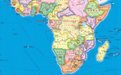 Africa map HD version large picture