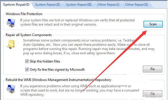 Win7 system repair tool (Repair Center) PC version download and installation Screenshot of win7 system repair tool (Repair Center)