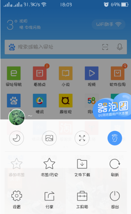 QQ browser screenshot