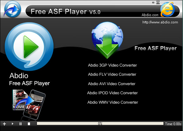 Screenshot of Abdio Free Asf Player