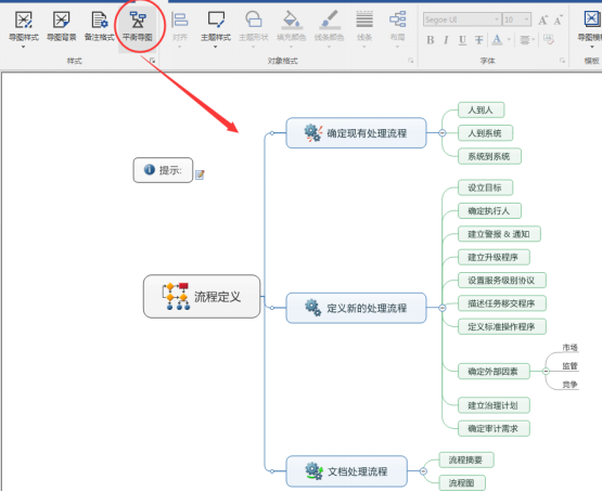 MindManager screenshot