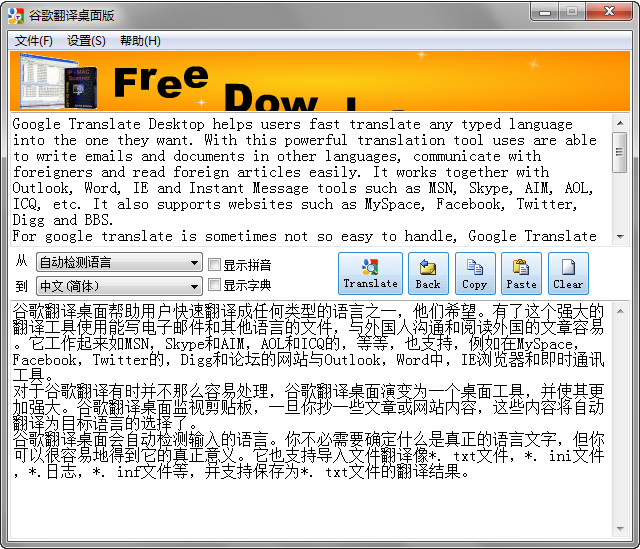 Google Translate screenshot