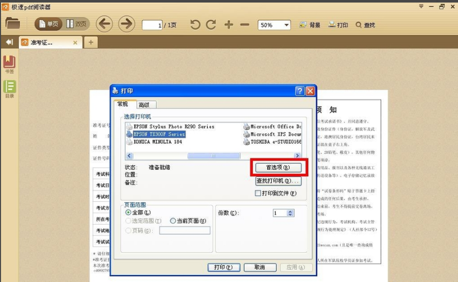 Screenshot of extremely fast PDF reader