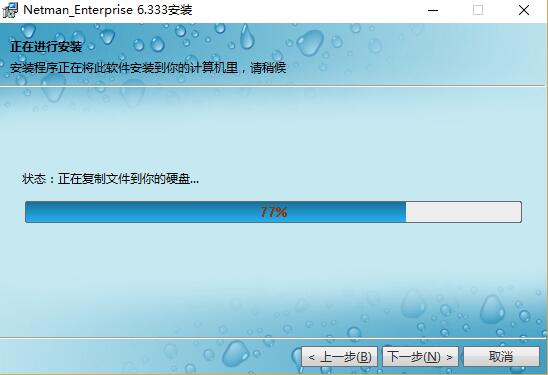 Screenshot of Netman remote control software