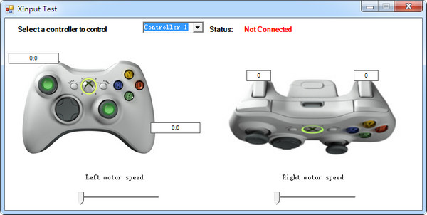 Screenshot of Xiaoqi Xinput controller driver