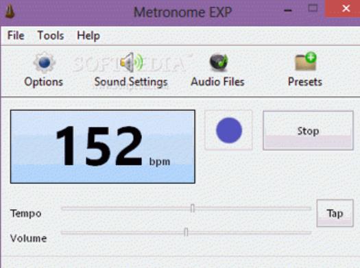 Music metronome screenshot