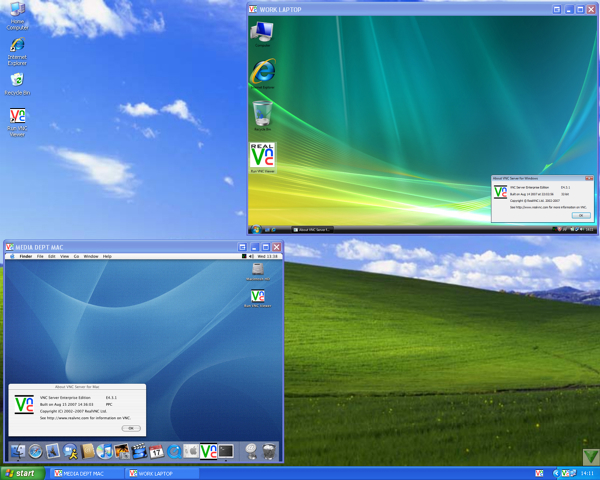 VNC remote control software screenshot