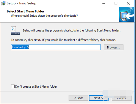 Screenshot of Inno Setup