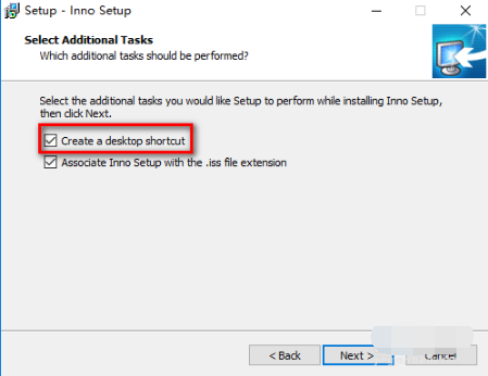 Screenshot of Inno Setup