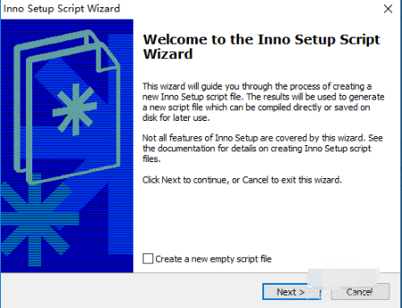 Screenshot of Inno Setup