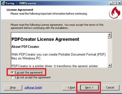 PDF creation generator PDFCreator