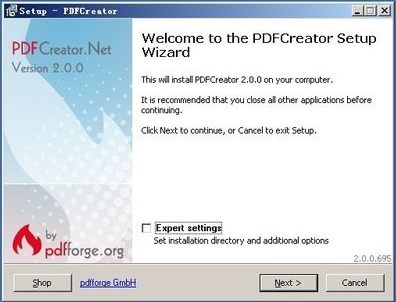 PDF creation generator PDFCreator