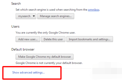 Chromium browser