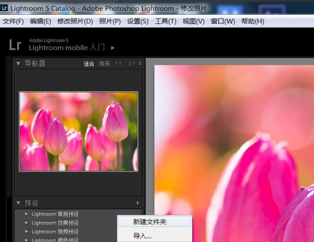 Adobe Photoshop Lightroom screenshot