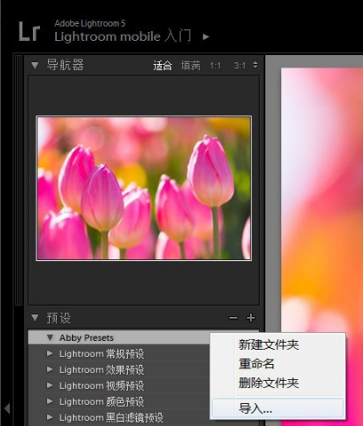 Adobe Photoshop Lightroom screenshot