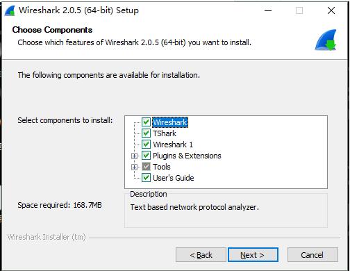 Download the latest version of Wireshark